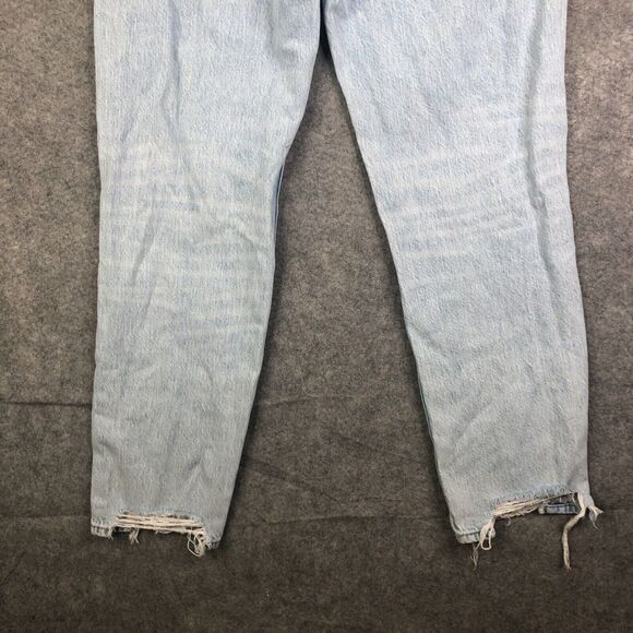 AMERICAN EAGLE Women's Highest Rise 90s Boyfriend Distressed  2 Reg Light Wash - Picture 11 of 11